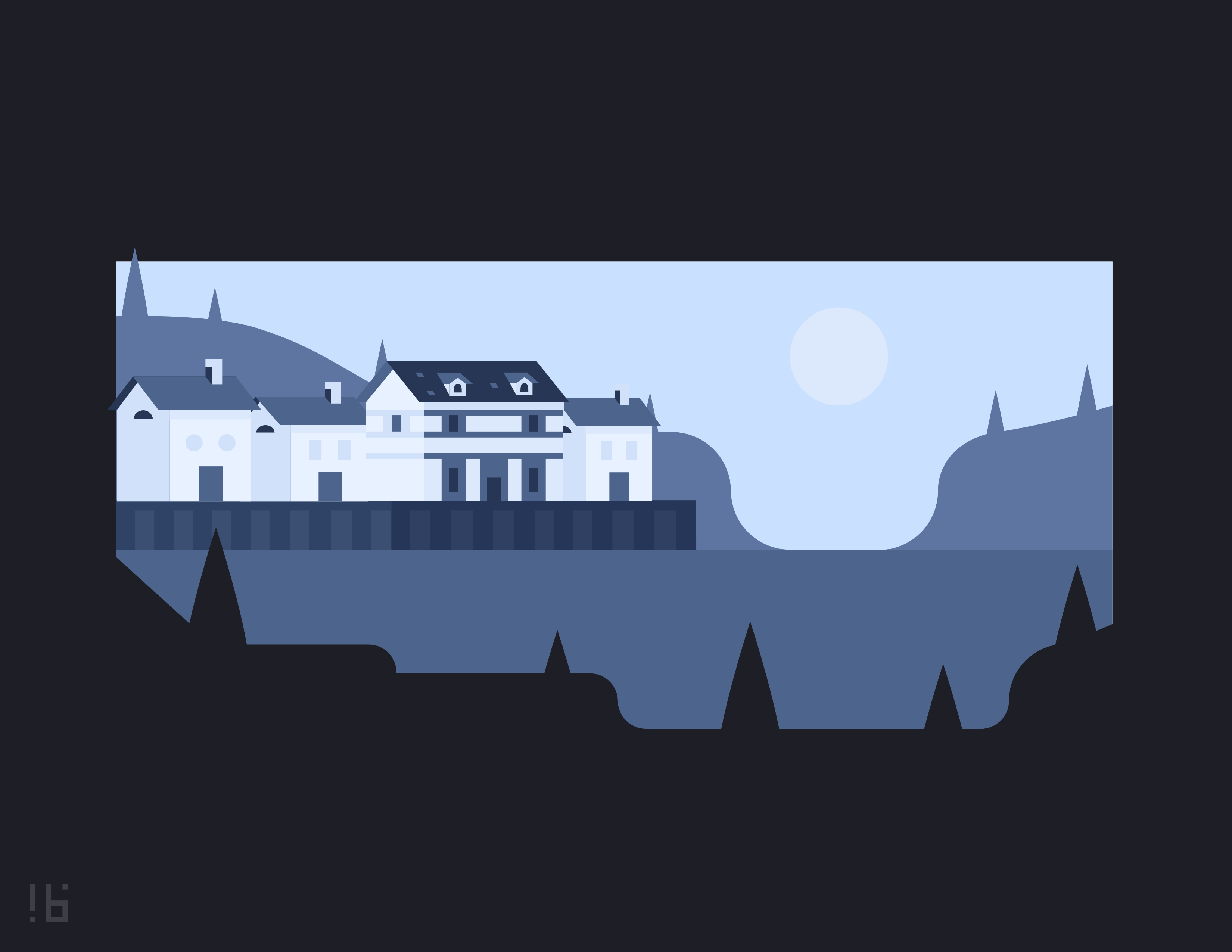 Full resolution image of Sea Coast Town